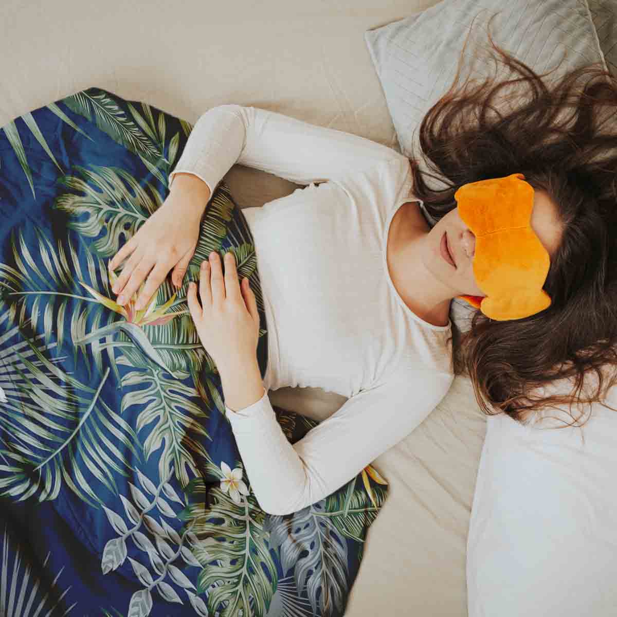 Ensemble de linge de lit et couverture thérapeutique Forêt tropicale