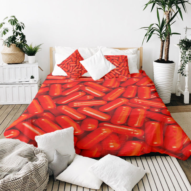 Original therapy blanket - cotton cover red tablets