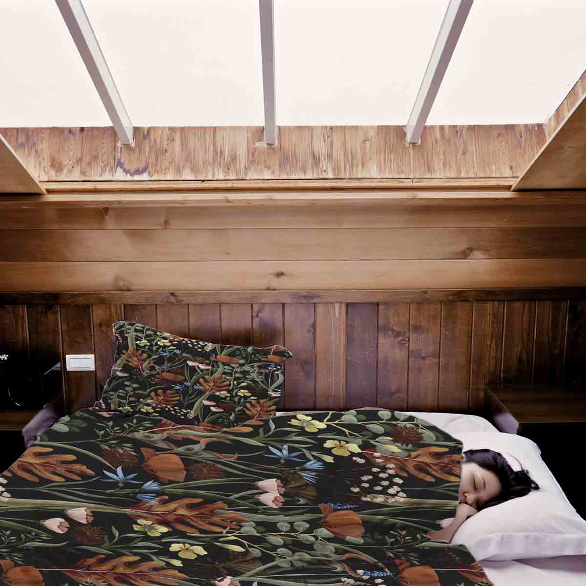 Original therapy blanket - cotton cover autumn meadow