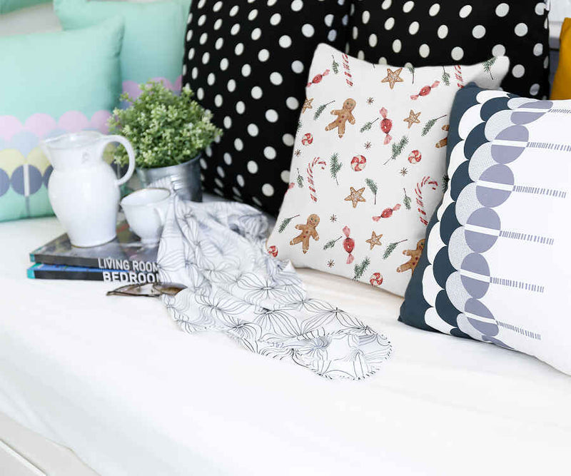 Health pillows for a white Christmas