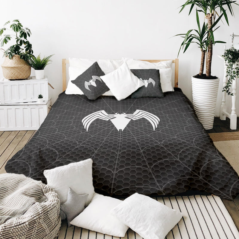 Original therapy blanket - cotton cover black with spider