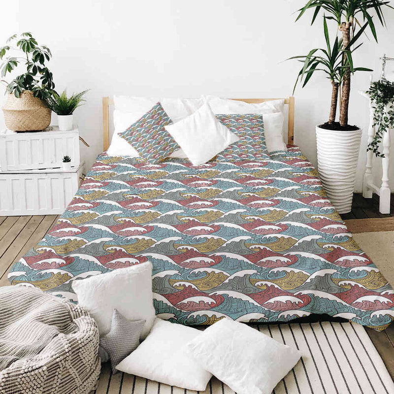 Original therapy blanket - cotton cover colorful wave breakers
