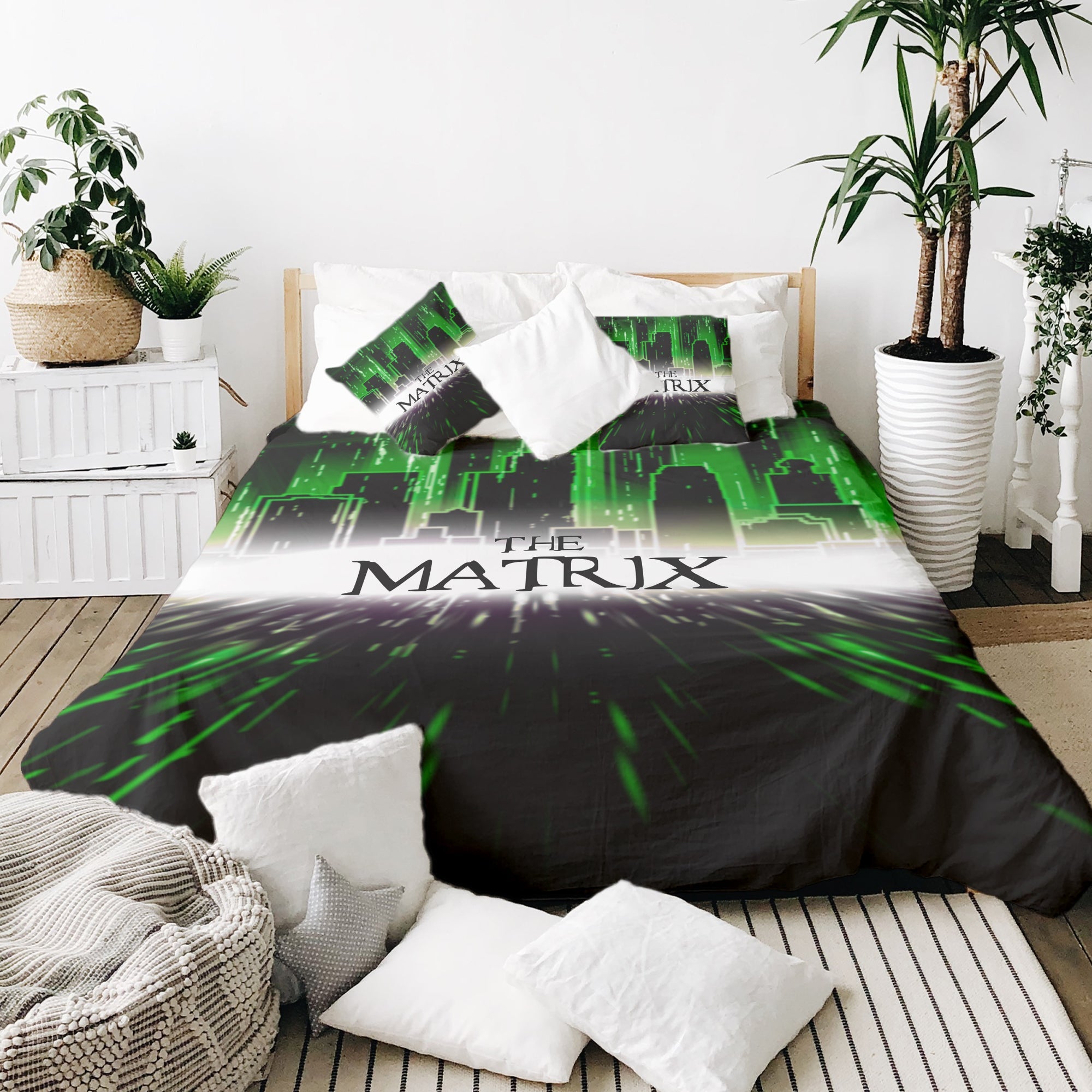 Therapy blankets bedding set city The Matrix