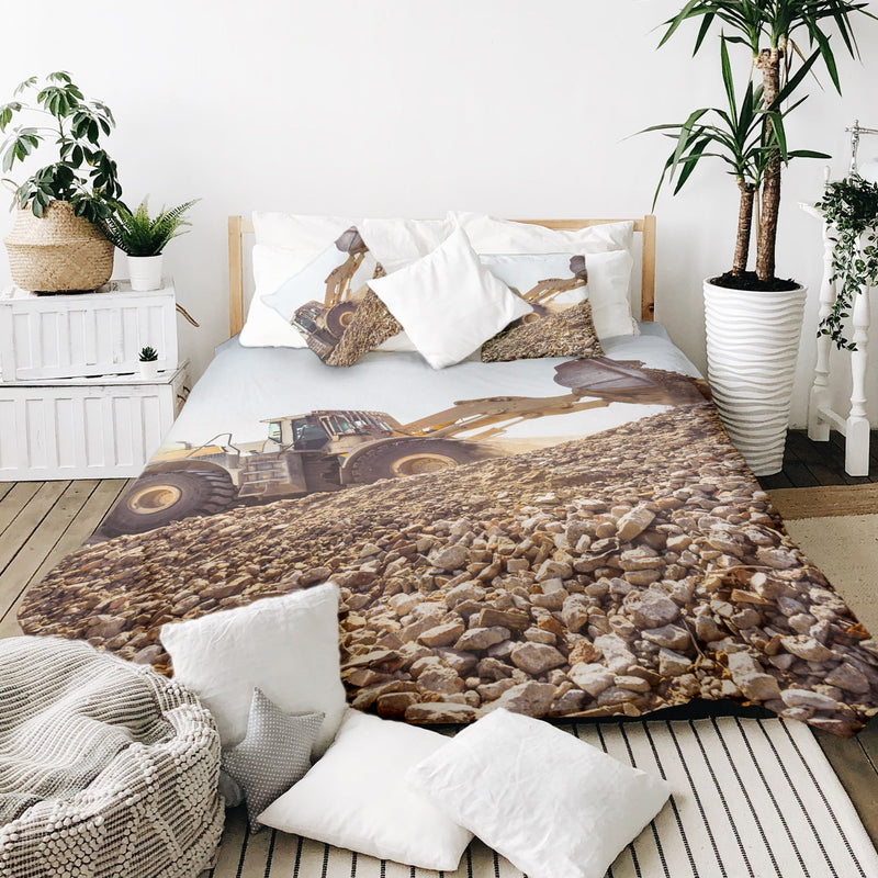 Therapy Blanket Bedding Set Tractor on the Mountain
