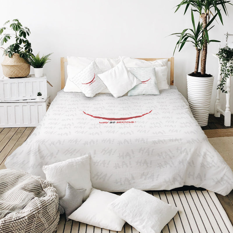 Original therapy blanket - cotton cover white Why so serious?
