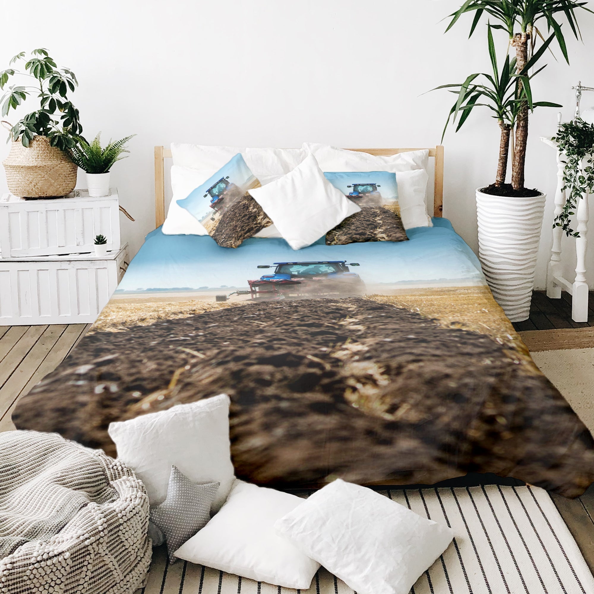 Therapy blankets bedding set agriculture