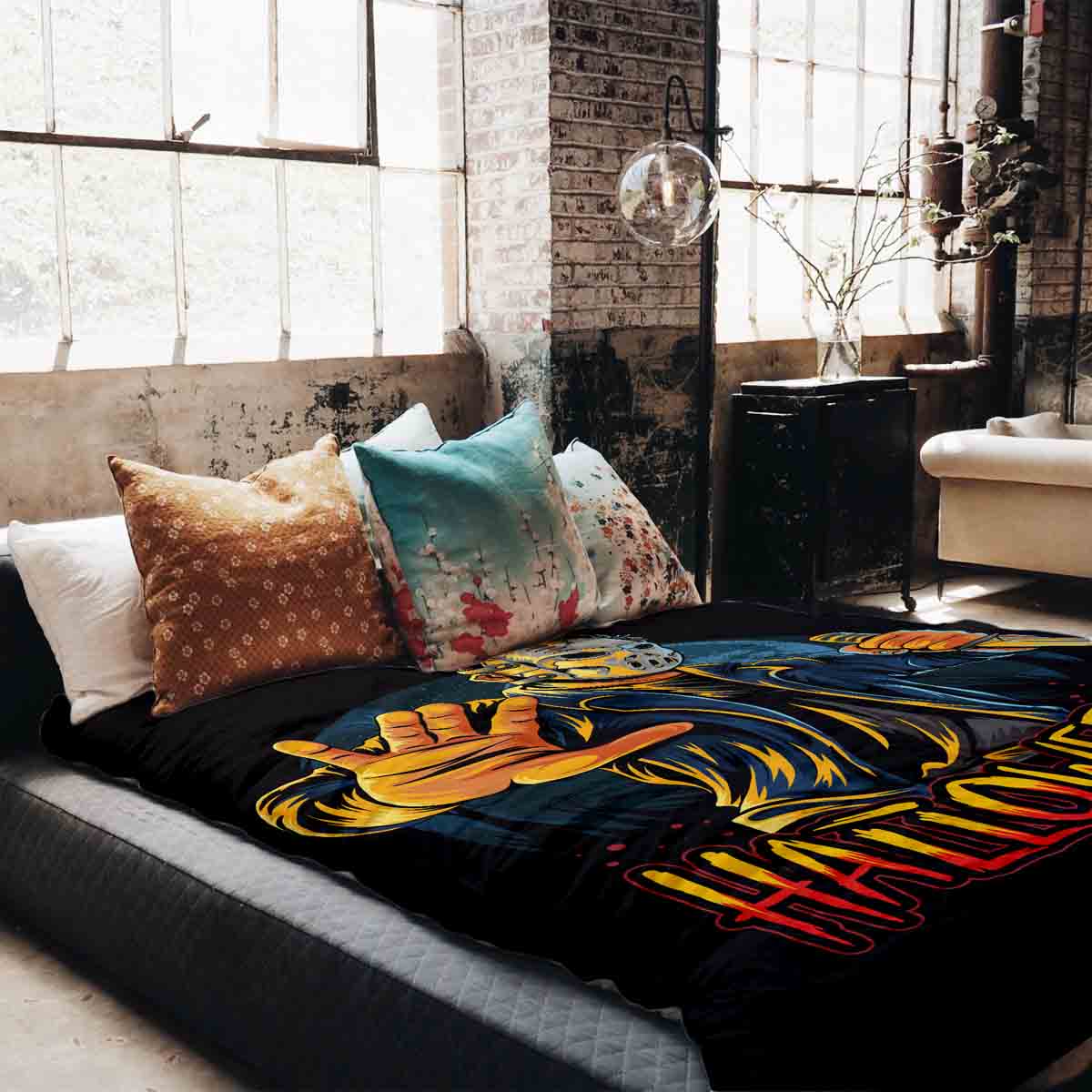 Couverture thérapeutique originale - Housse en coton Halloween 2