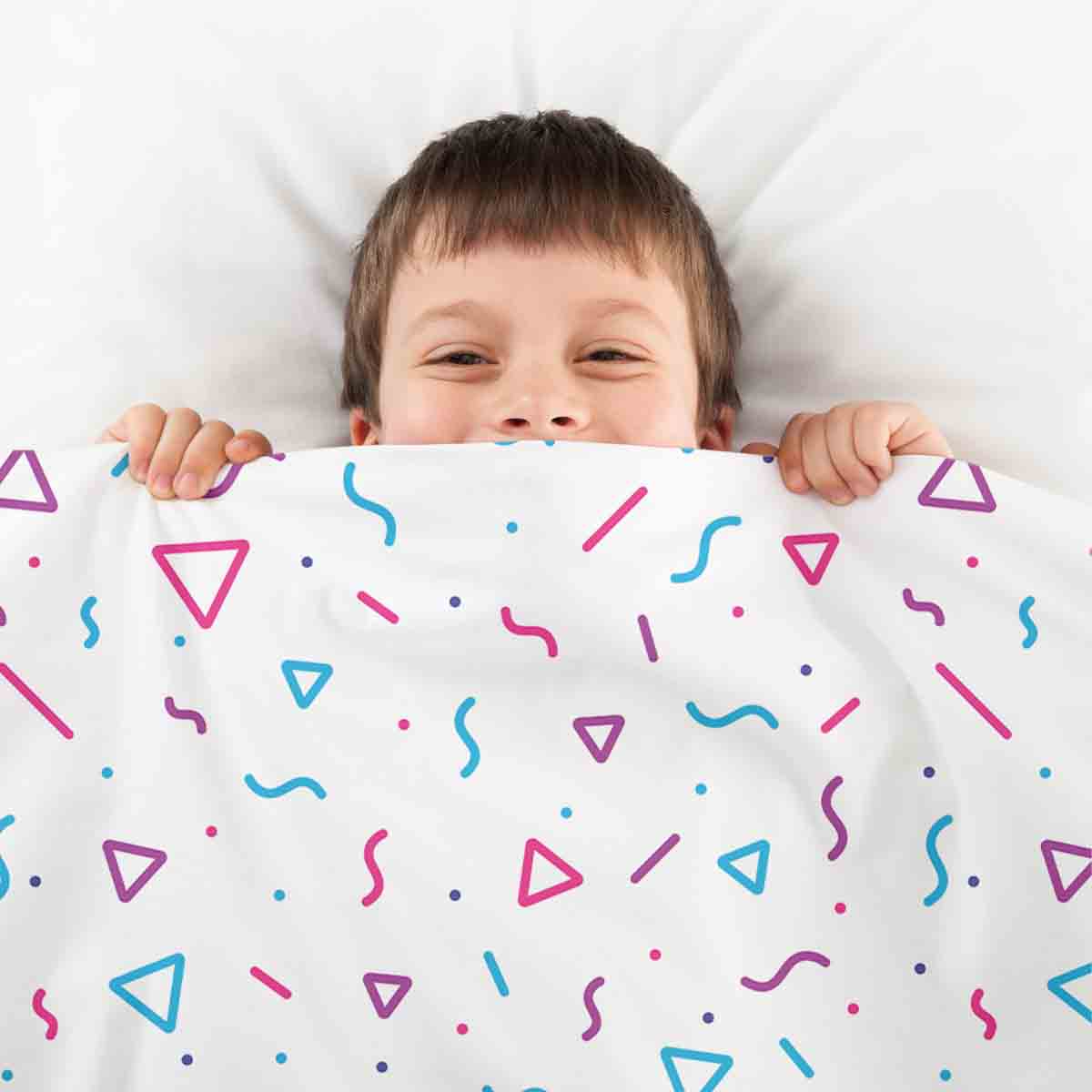 Therapy blankets bedding set with many shapes