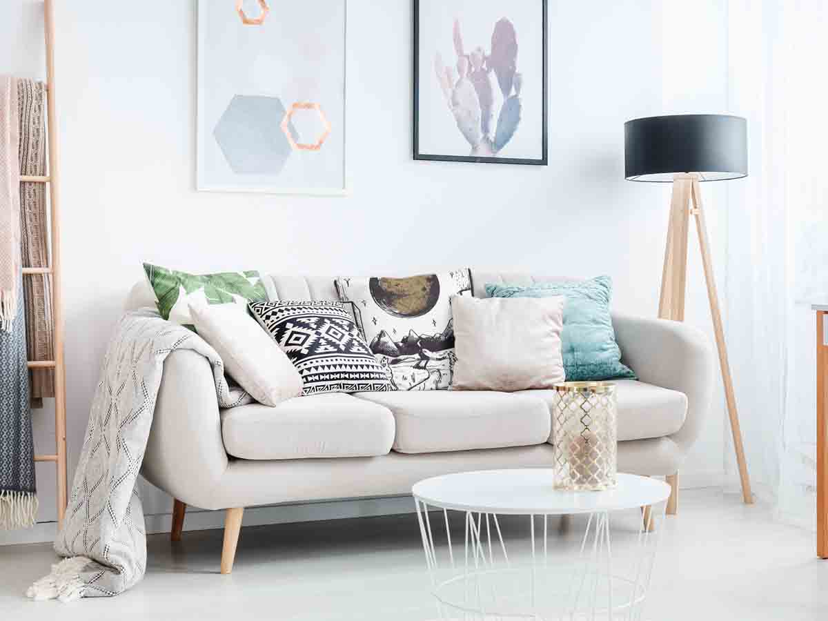 Health Pillow Wolf and Moon