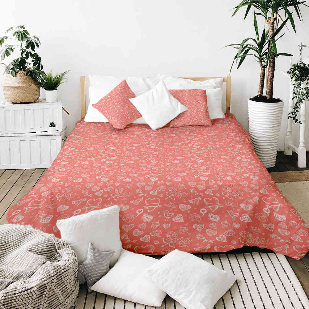 Therapy blankets cotton cover Amor and love arrow