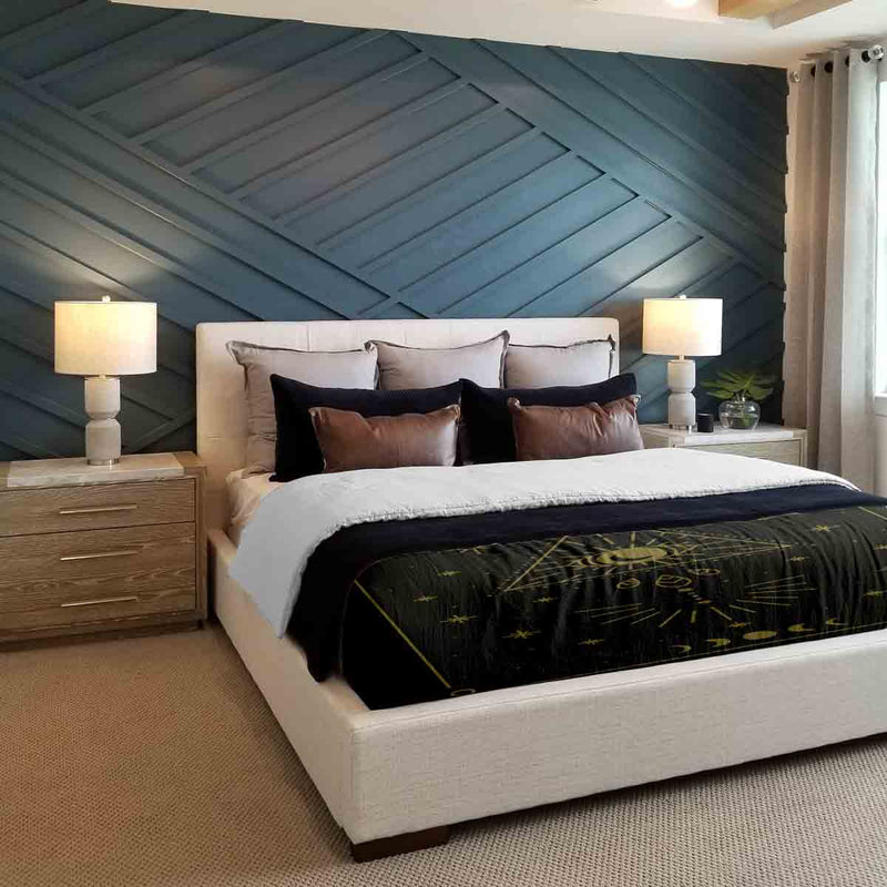 Therapy blanket bedding set, black, sun and cosmos.