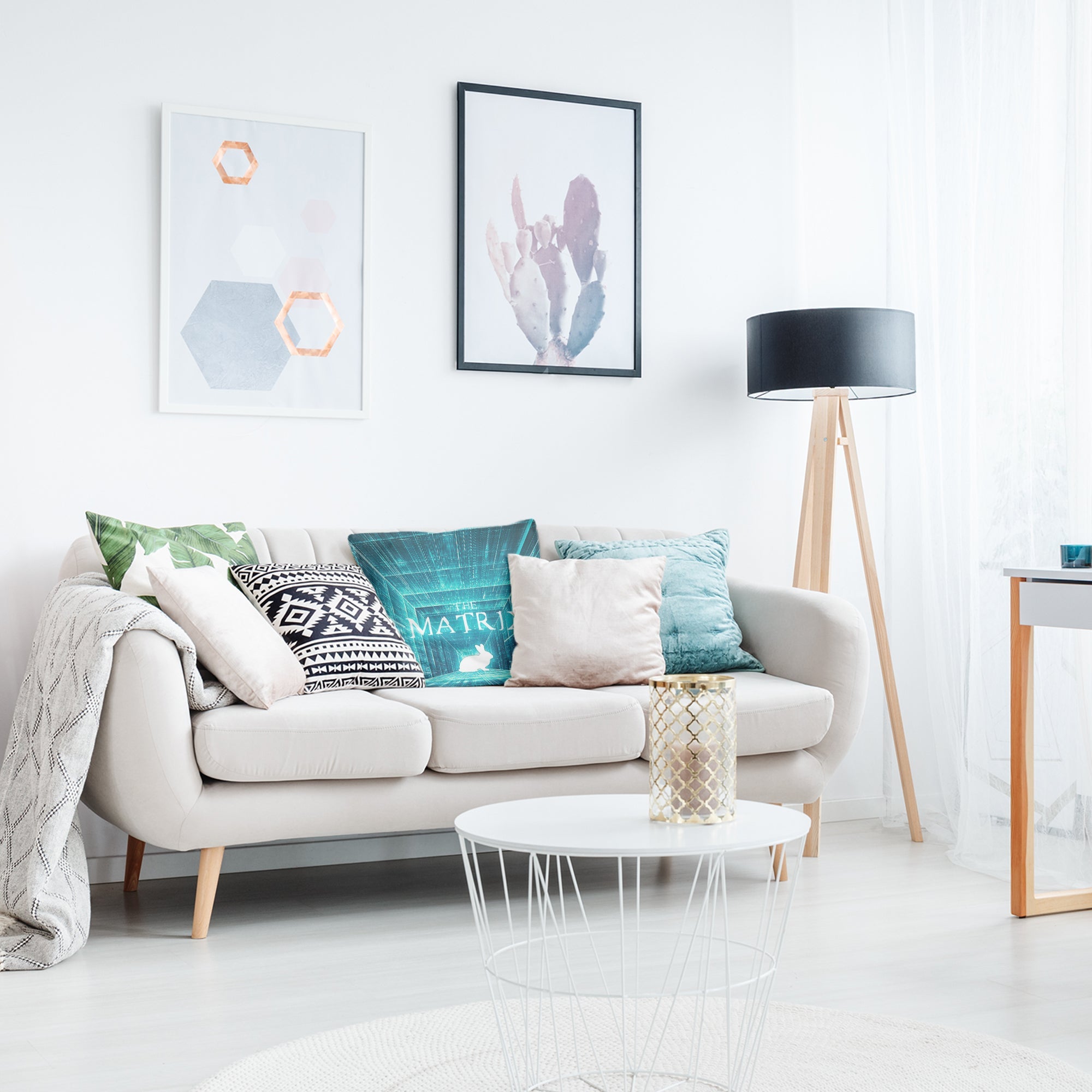 Coussin de santé Bleu Matrix