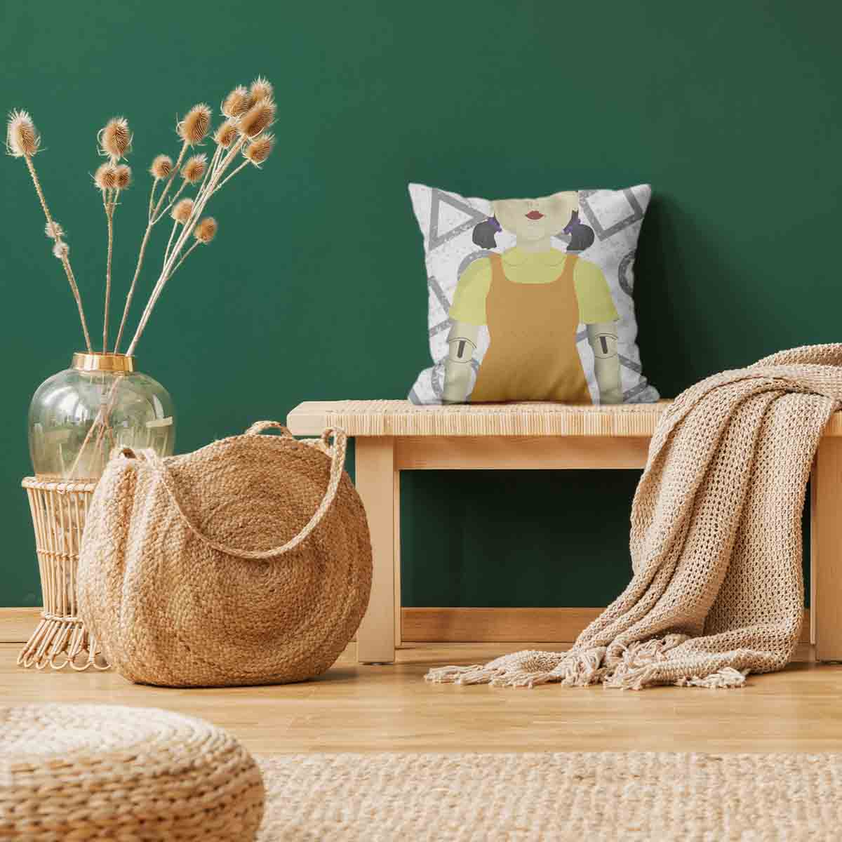 Coussin de santé Lumière rouge, lumière verte