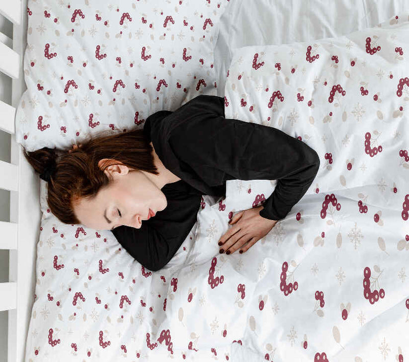 Original therapy blanket - cotton cover with berry bush