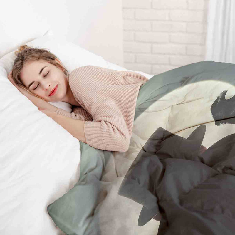 Therapy Blanket Bedding Set Man in the Moonlight