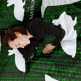 Original therapy blanket - cotton cover Matrix Code green