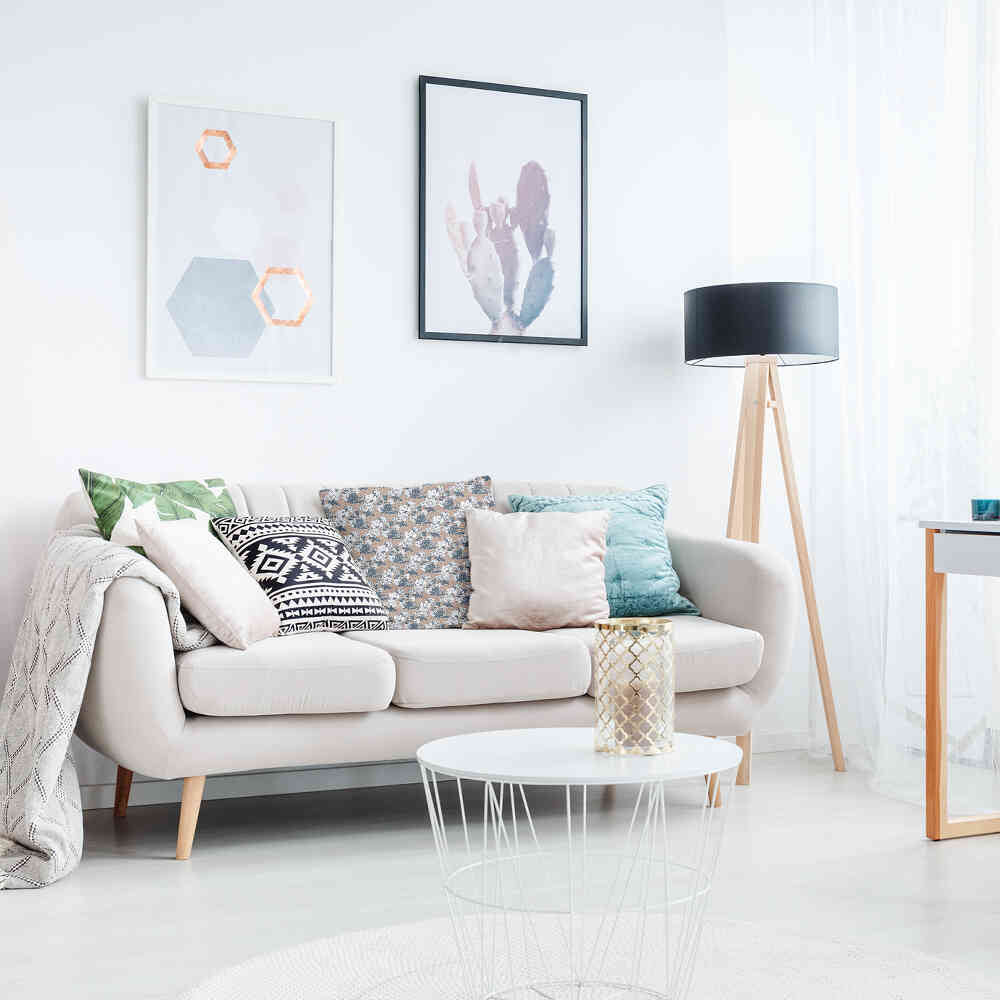 Health pillow with blossoms