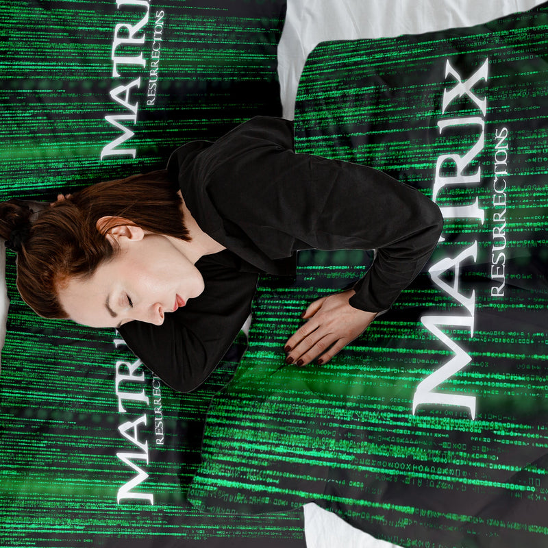 Original therapy blanket - cotton cover Matrix in green