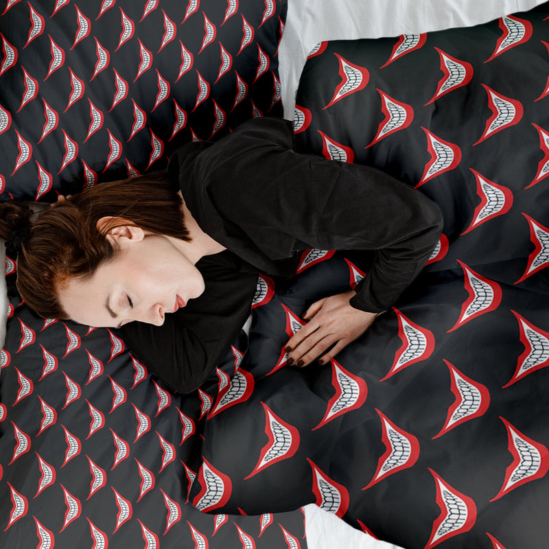 Therapy blankets bedding set smiling mouth