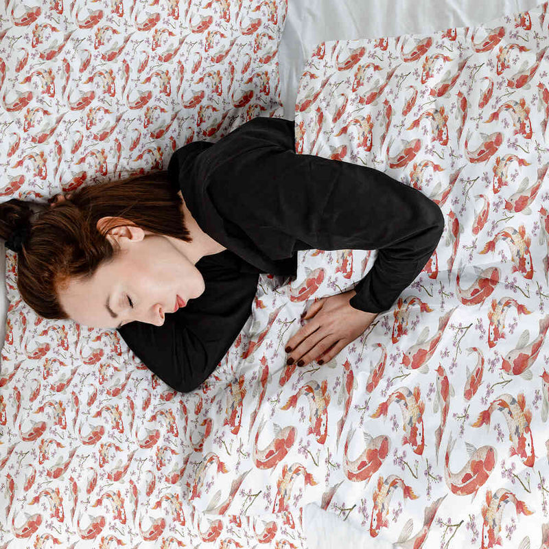 Original therapy blanket - cotton cover carp orange