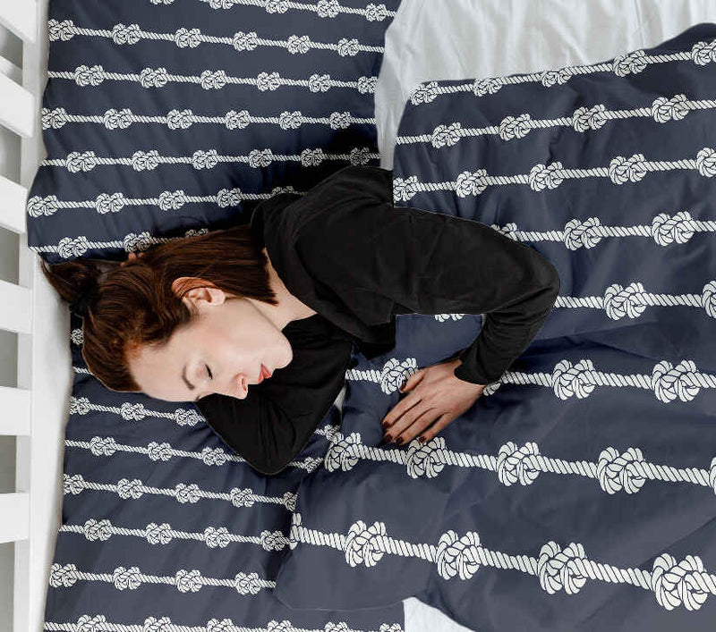 Original therapy blanket - cotton cover sailor knot