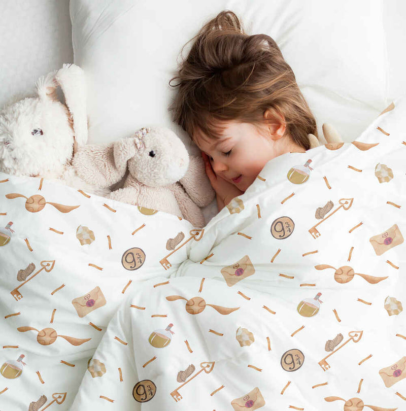 Original therapy blanket - cotton cover white with Schnatz