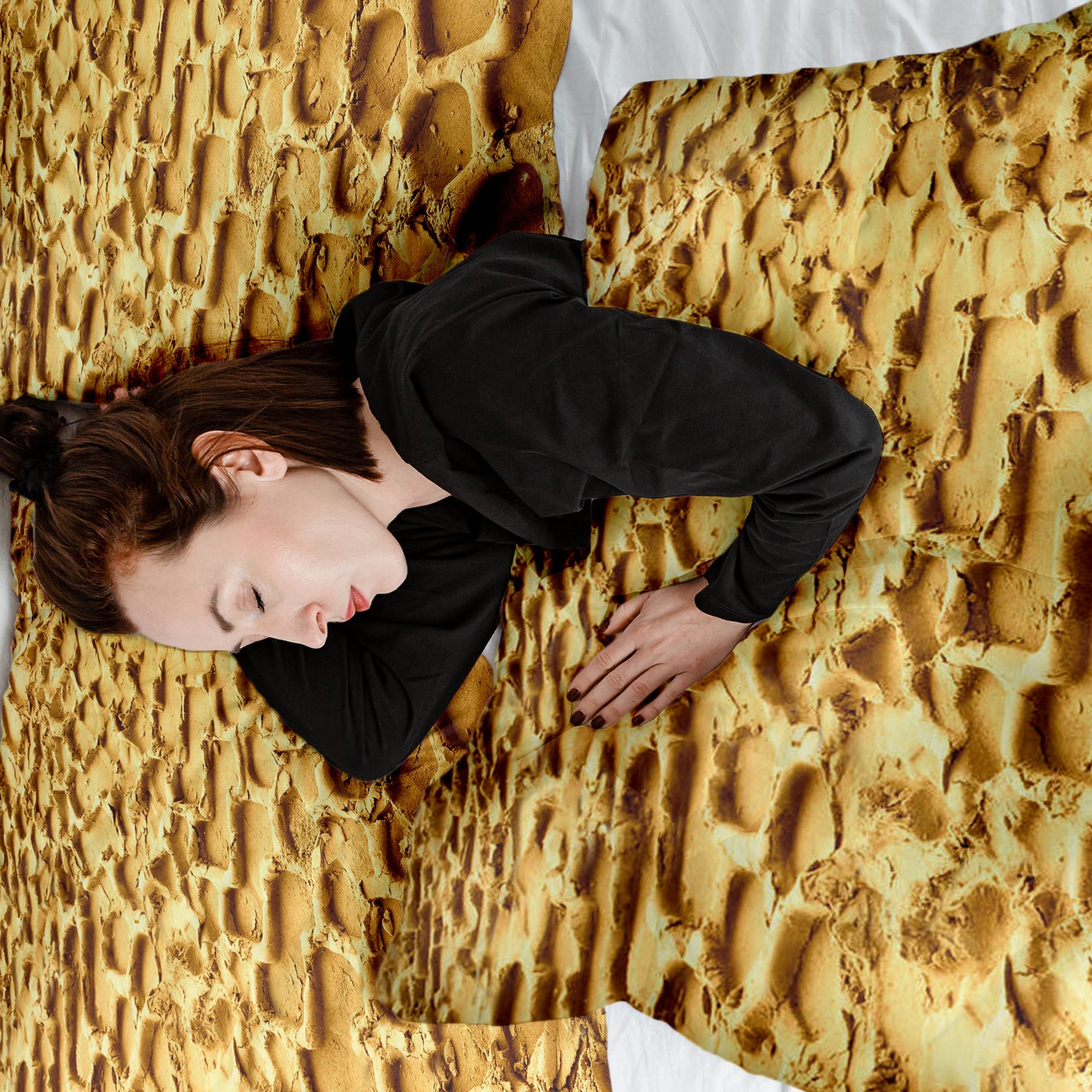 Therapy blankets bedding set tire track