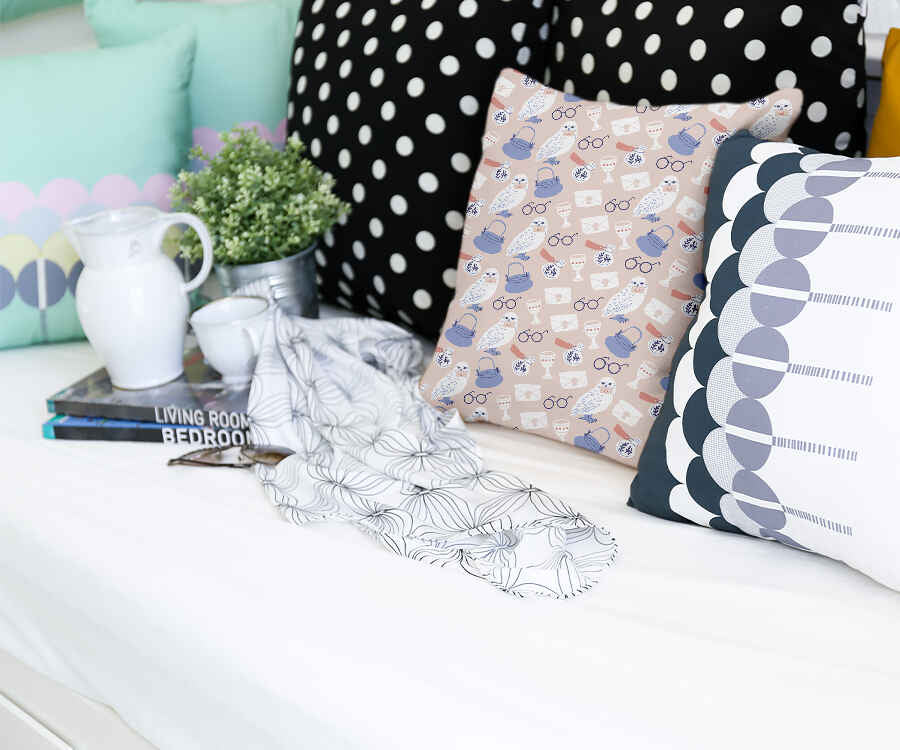 Coussin de santé avec la chouette de Harry