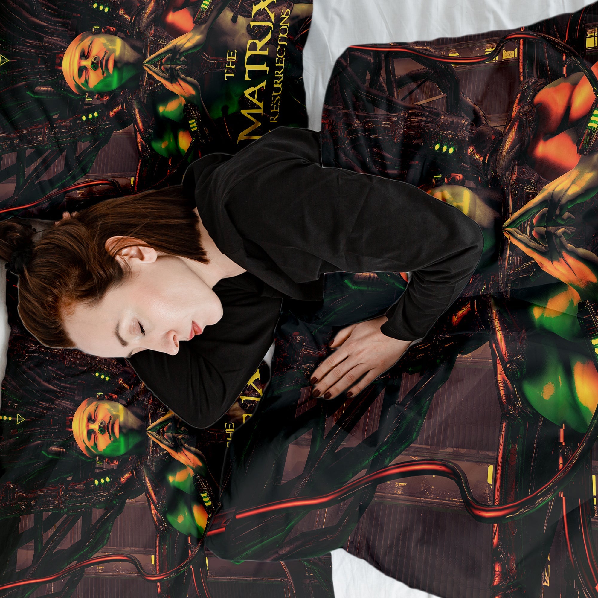 Couverture thérapeutique originale - Housse en coton marron Matrix