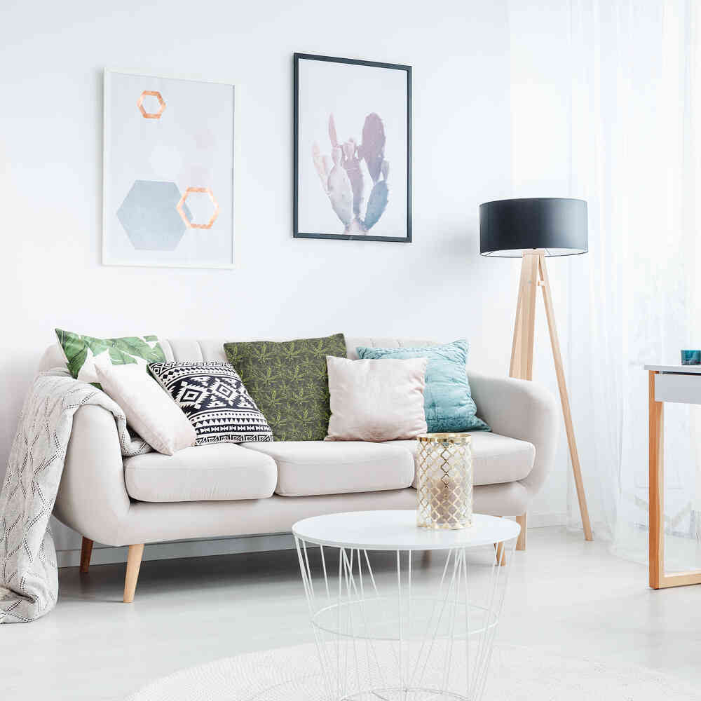 Health Pillow Hemp Leaf