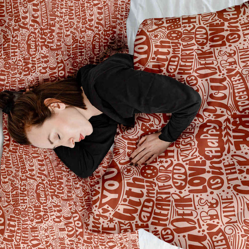Original therapy blanket - cotton cover Be Mine