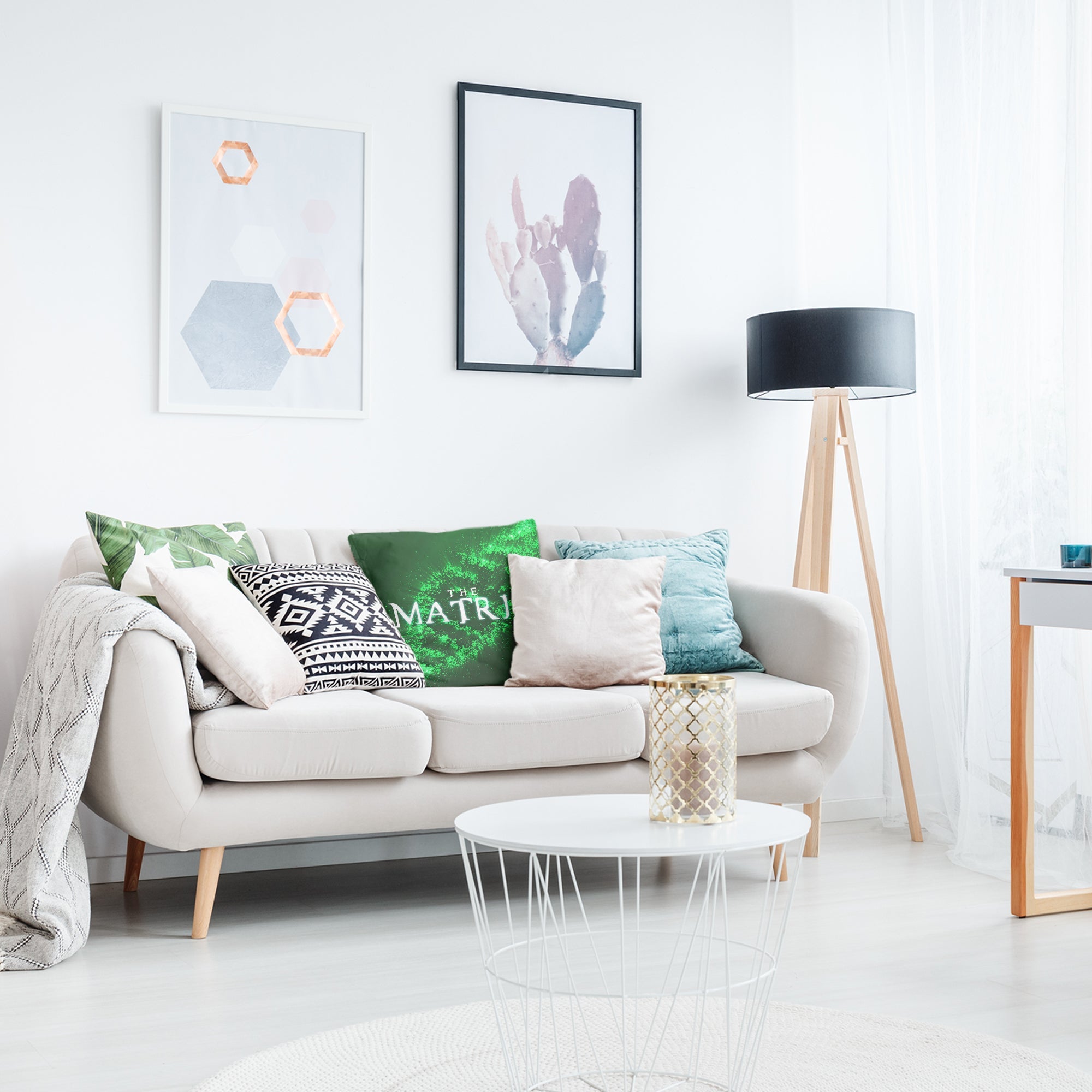 Coussin de santé Vert Matrice ADN