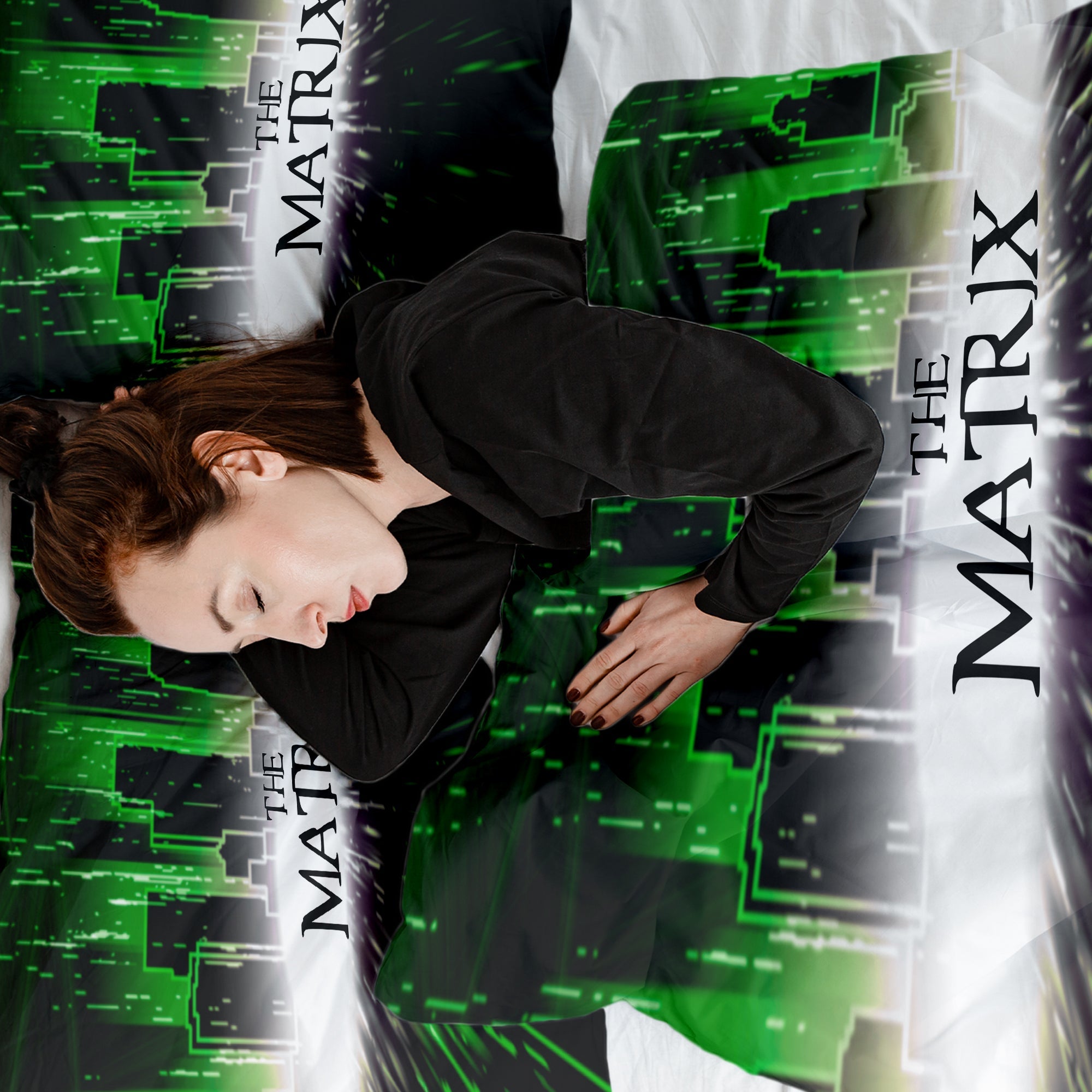 Therapy blankets bedding set city The Matrix