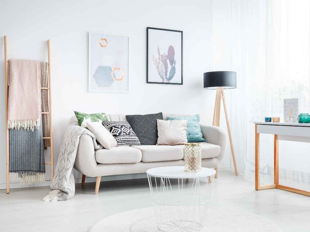 Coussin de santé bleu avec ancre