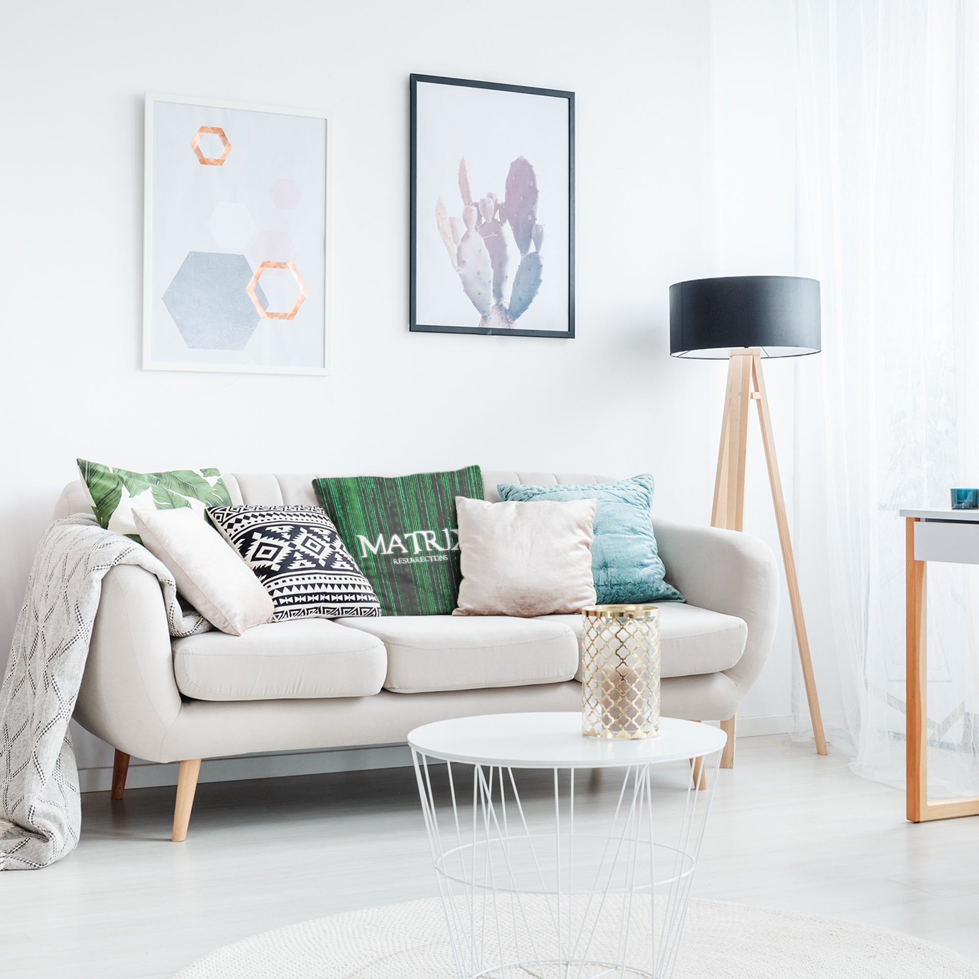 Health Pillow Matrix in Green