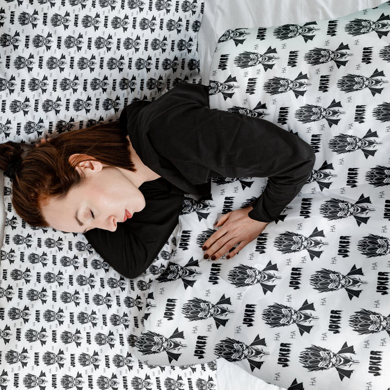 Original therapy blanket - cotton cover Joker black-white