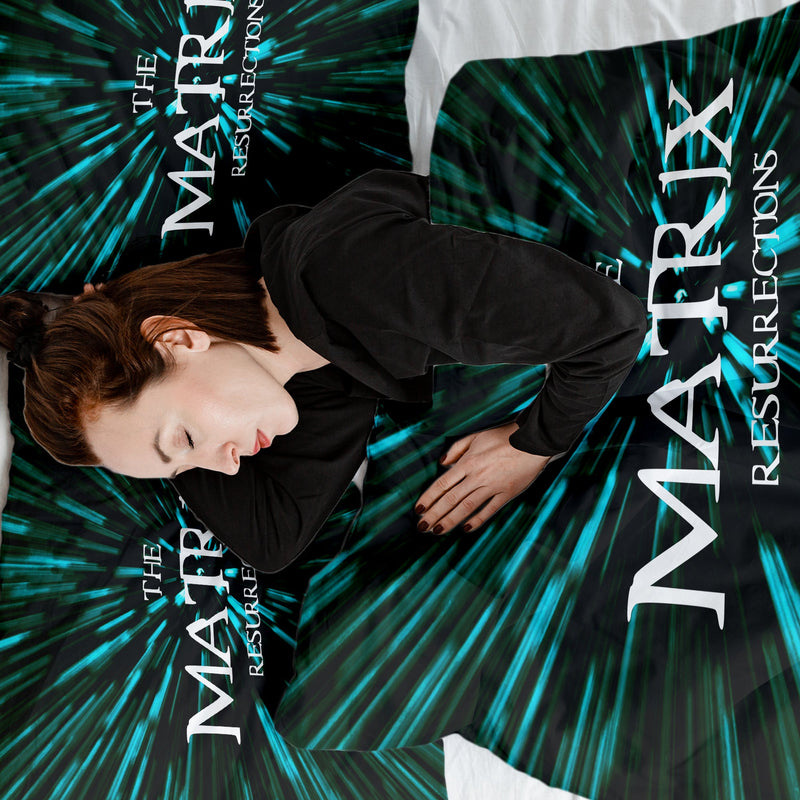 Original therapy blanket - cotton cover with The Matrix lettering