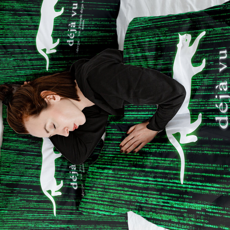Original therapy blanket - cotton cover green Déjà-Vu