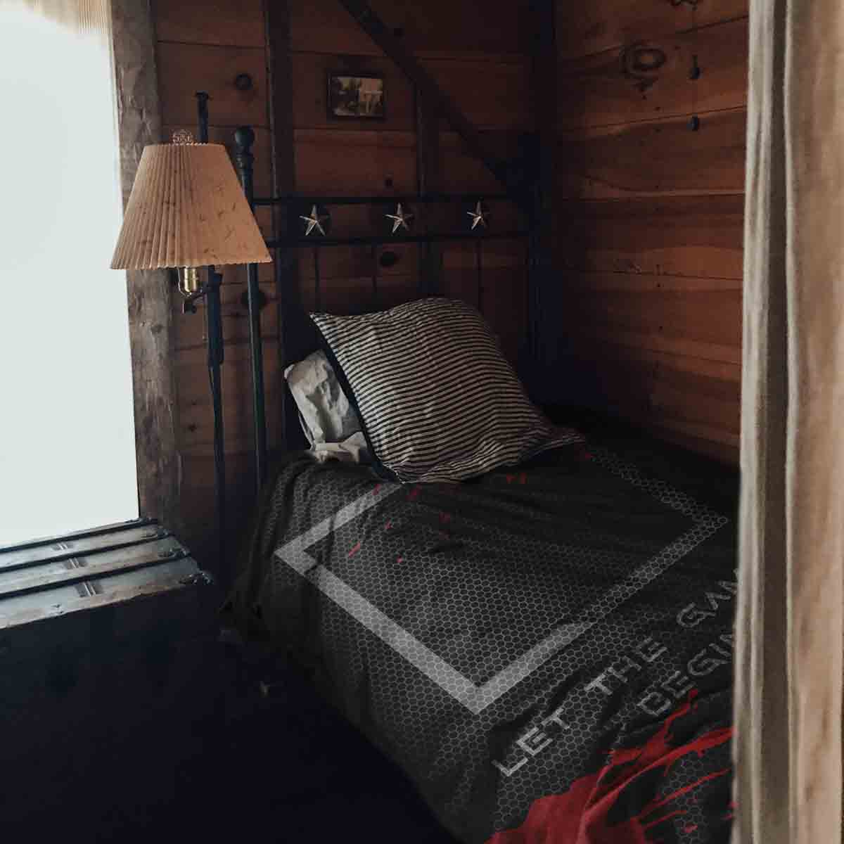 Therapy blankets bedding set black Let's Play