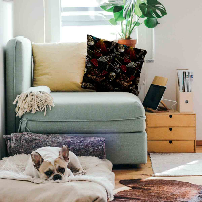 Health pillow Halloween skeleton