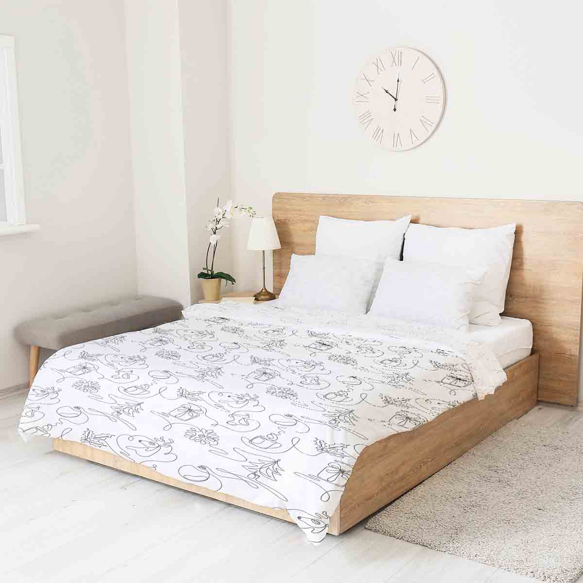 Therapy blankets bedding set abstract Christmas