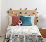 Original therapy blanket - cotton cover white magical things