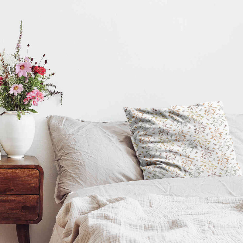 Health pillow with delicate colorful branches