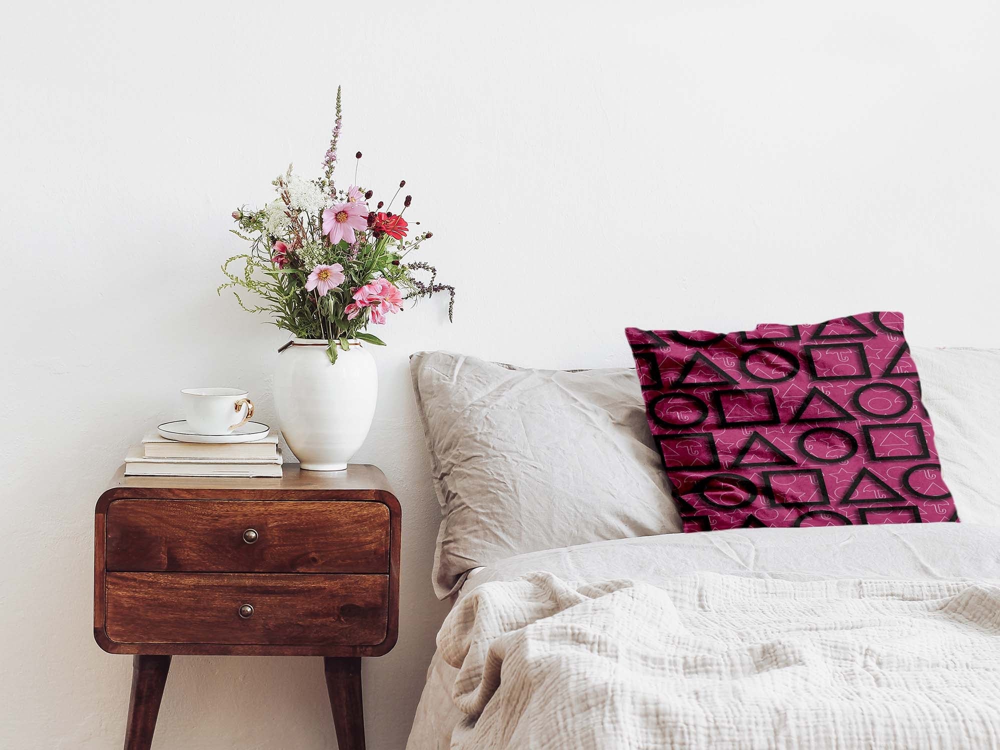 Health Pillow Pink Squid