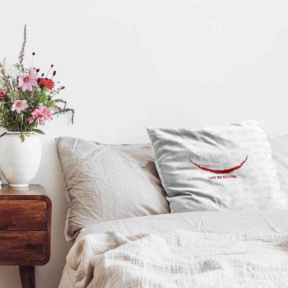 Health Pillow White Why so serious?