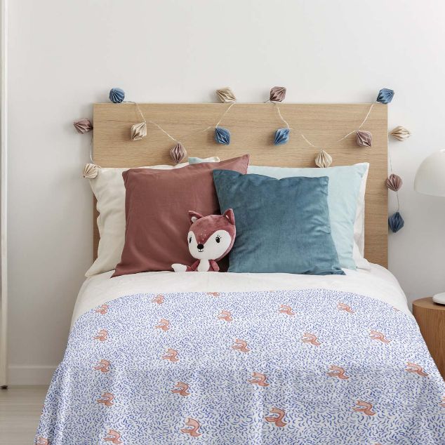 Couverture thérapeutique originale - Housse en coton Palmes