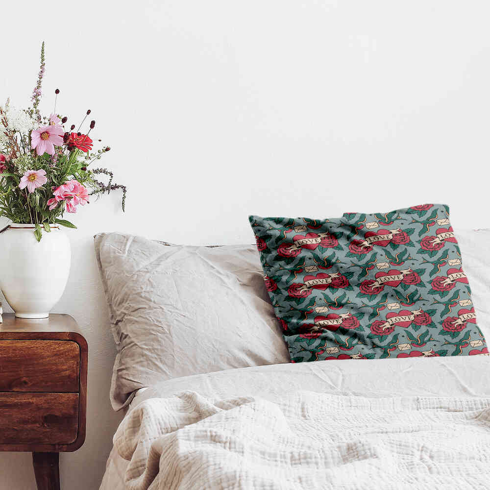 Health Pillow Love Tattoo