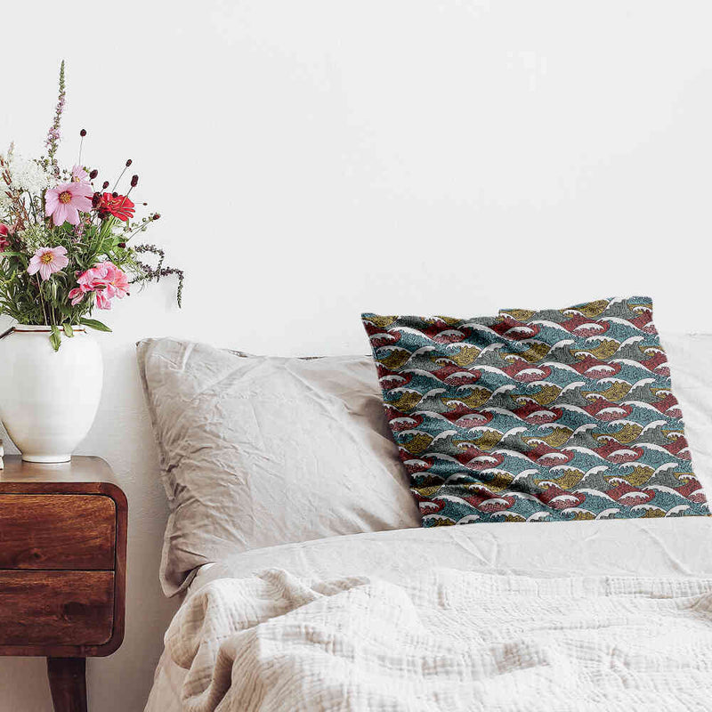 Health pillow colorful wave breakers