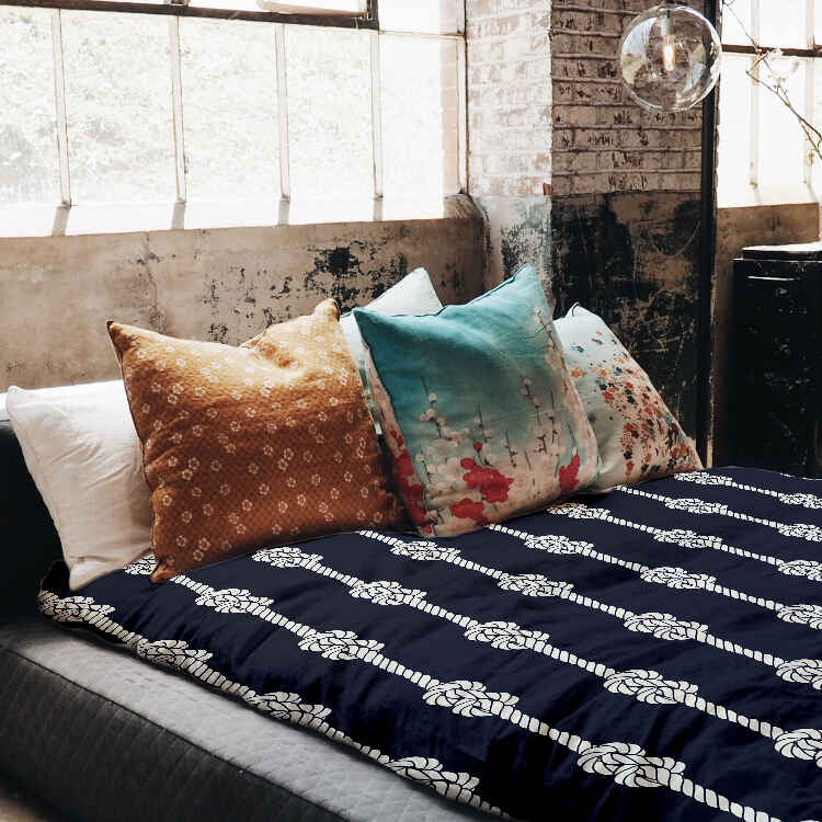 Original therapy blanket - cotton cover sailor knot
