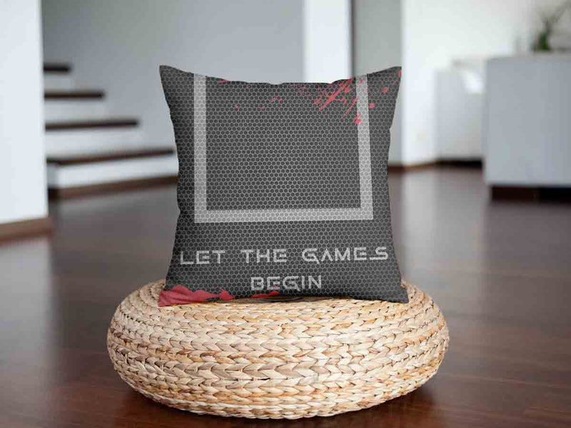 Health Pillow Black Let's Play